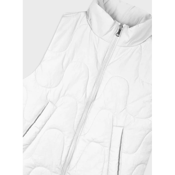 ENERGIERS SLEEVELESS JACKET WHITE