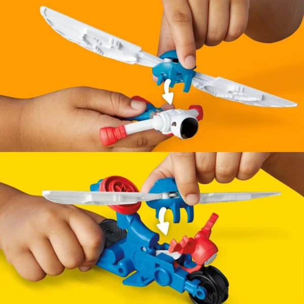 PLAY-DOH ΣΕΤ ΠΑΙΧΝΙΔΙΟΥ CAPTAIN AMERICA MOTO-SLICER