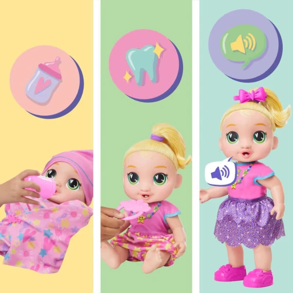 BABY ALIVE ΚΟΥΚΛΑ ΜΩΡΟ BABY GROWS UP LALA