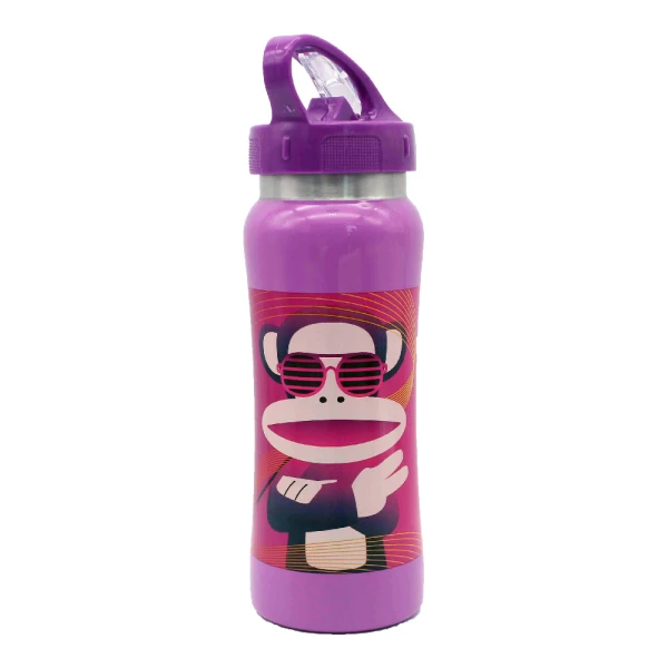 BACK ME UP ΠΑΓΟΥΡΙ ΑΝΟΞΕΙΔΩΤΟ 580 ml PAUL FRANK - ΡΟΖ