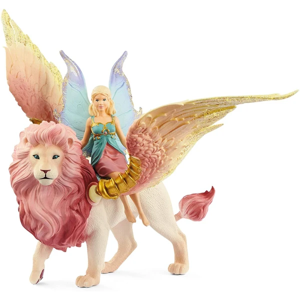 ΜΙΝΙΑΤΟΥΡA SCHLEICH BAYALA ΝΕΡΑΙΔΑ ΠΑΝΩ ΣΕ ΦΤΕΡΩΤΟ ΛΙΟΝΤΑΡΙ