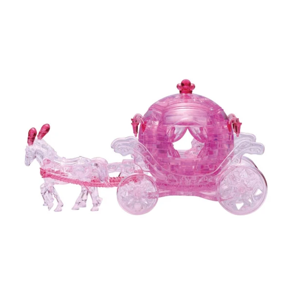 CRYSTAL PUZZLES 3D ΠΑΖΛ 67 τεμ. ΒΑΣΙΛΙΚΗ ΑΜΑΞΑ ΡΟΖ