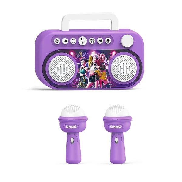 DEMON HUNTERS BLUETOOTH SPEAKER WITH LIGHT AND 2 MICROPHONES
