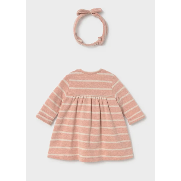 MAYORAL STRIPED DRESS PINK
