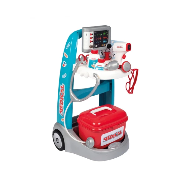 SMOBY ELECTRONIC MEDICAL TROLEY