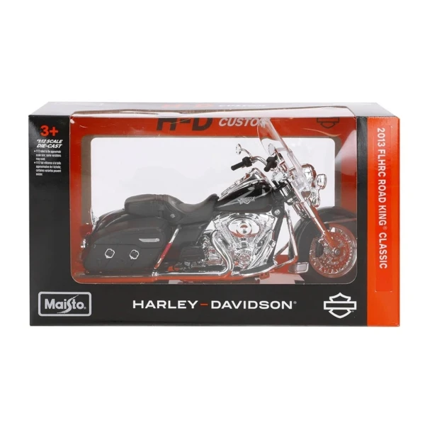 MAISTO 1:12 H-D MOTORCYCLES 2013 FLHRC ROAD KING CLASSIC BLACK