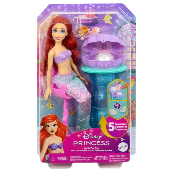 DISNEY PRINCESS - DOLL SURPRISE ARIEL MERMAID 