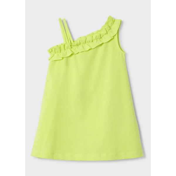MAYORAL DRESS ASYMMETRICAL CITRUS