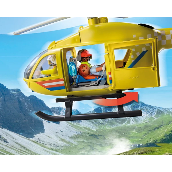 PLAYMOBIL CITY LIFE MEDICAL HELICOPTER