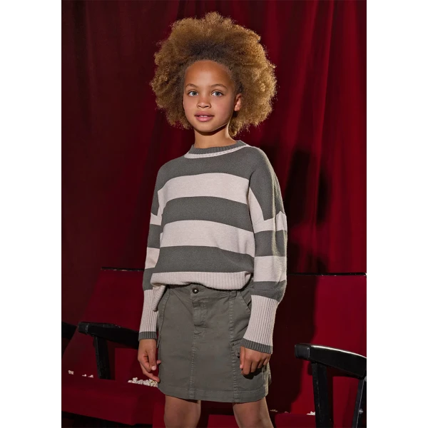 MAYORAL SKIRT GABARDINE CAMOUFLAGE 