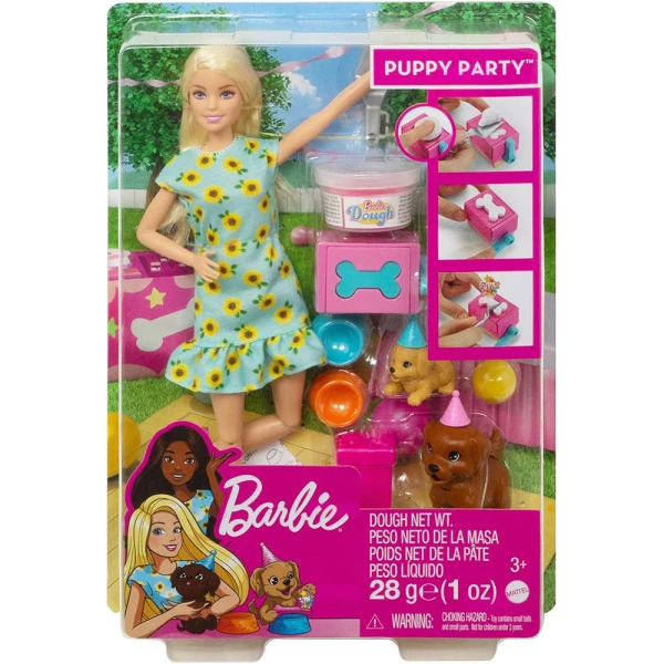ΚΟΥΚΛΑ BARBIE ΚΑΙ ΣΚΥΛΑΚΙΑ ΠΑΡΤΥ ΓΕΝΕΘΛΙΩΝ