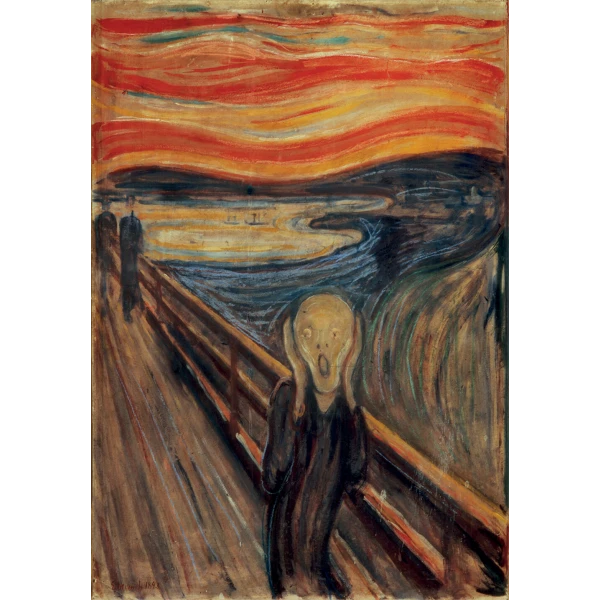 CLEMENTONI PUZZLE MUSEUM COLLECTION MUNCH - THE SCREAM - COMPACT BOX 1000 pcs
