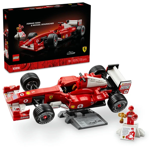 LEGO® ICONS FERRARI F2001 & MICHAEL SCHUMACHER