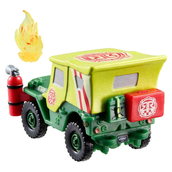 CARS RACE & RESCUE CAR WITH ACCESSORIES SARGE