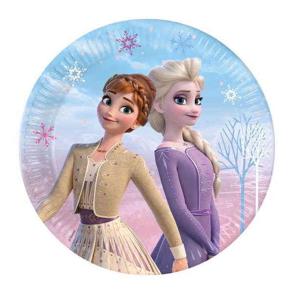 LARGE PLATES 23 cm 8 pcs FROZEN 2 NEXT GENERATION