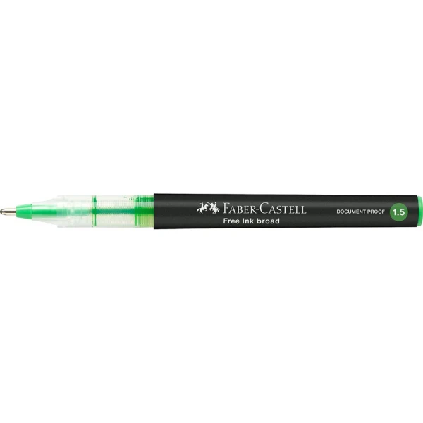 FABER-CASTELL ΣΤΥΛΟ FREE INK BROAD 1.5mm - ΛΑΧΑΝΙ