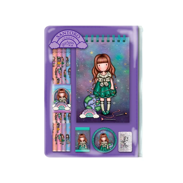 GORJUSS SANTORO STATIONERY SET BE KIND TO OUR PLANET