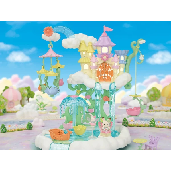 THE SYLVANIAN FAMILIES SKYTOP FAIRY CASTLE
