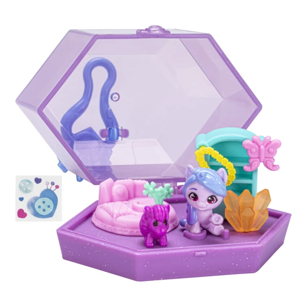 MY LITTLE PONY MINI WORLD MAGIC CRYSTAL KEYCHAIN - IZZY MOONBOW