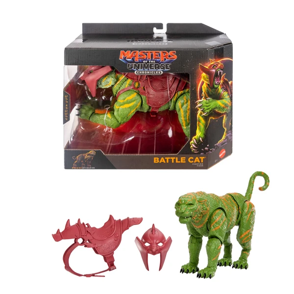 MASTERS OF THE UNIVERSE COLLECTIBLE BATTLE CAT WITH ACCESSORIES