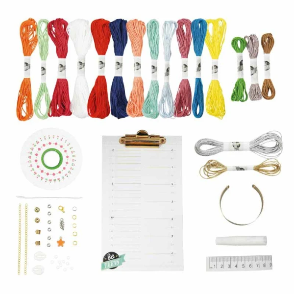 BUKI BE TEENS 15 DELUXE FRIENDSHIP BRACELET MAKING KIT