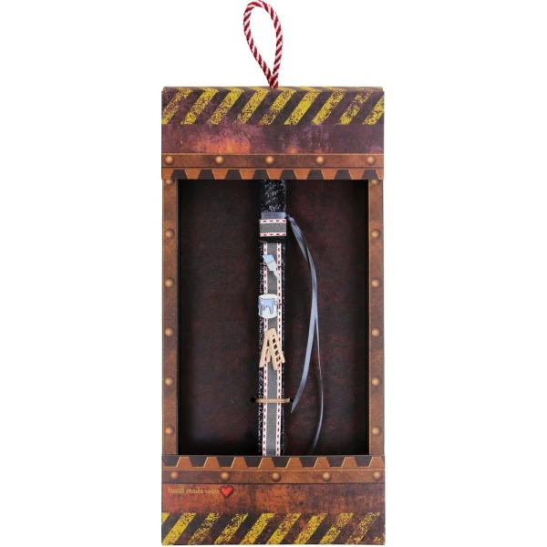 SYNCHRONIA HANDMADE CANDLE 30 cm CRAFTSMAN - GREY