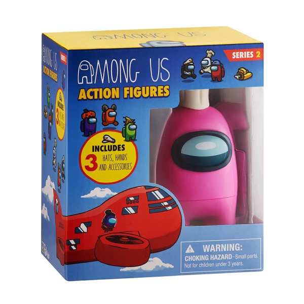 P.M.I. AMONG US ΦΙΓΟΥΡΑ ΔΡΑΣΗΣ 11,5 εκ. S2 1 PACK AU6210 - 4 ΣΧΕΔΙΑ