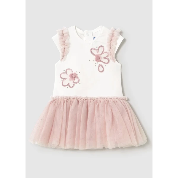 MAYORAL DRESS TULLE PINK 