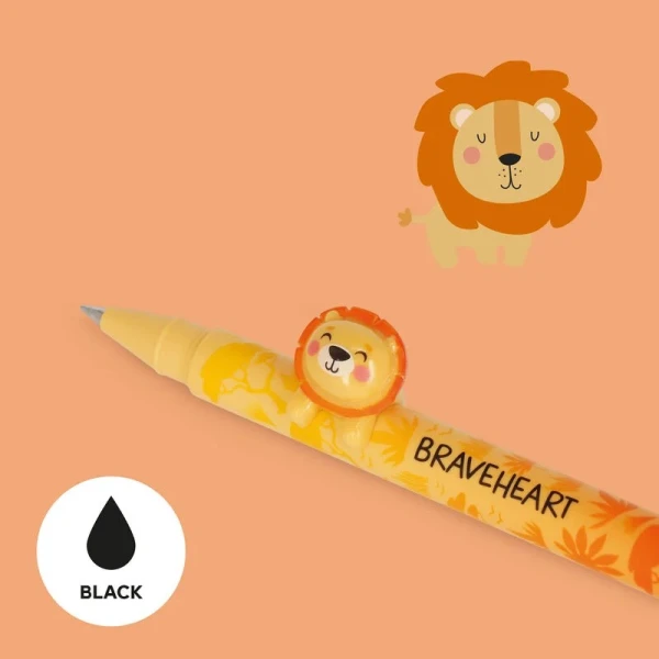LEGAMI GEL PEN WITH ANIMAL LOVELY FRIENDS - LION