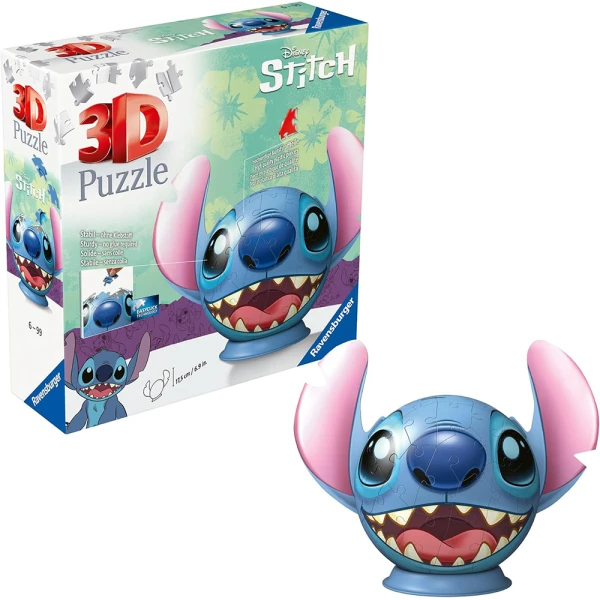 RAVENSBURGER 3D ΠΑΖΛ ΜΠΑΛΑΛΑΜΠΑ ΤΡΕΛΑ 72 τεμ. STITCH