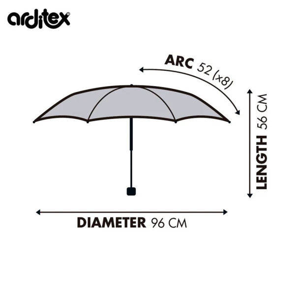 HARRY POTTER FOLDABLE UMBRELA 96 cm - 3 DESIGNS