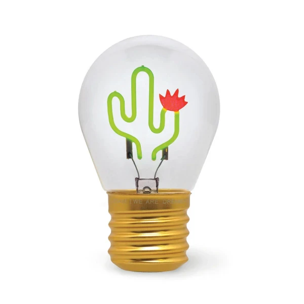 LEGAMI TABLE LIGHTBULB-SHAPED TABLE LAMP BULB FICTION - CACTUS