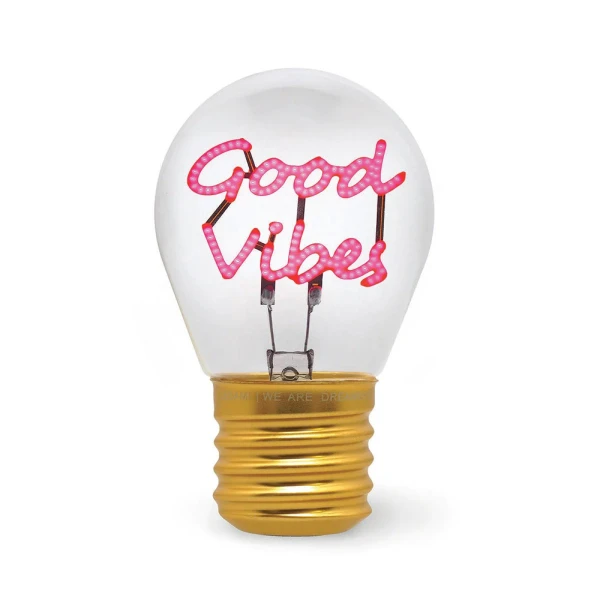 LEGAMI TABLE LIGHTBULB-SHAPED TABLE LAMP BULB FICTION - GOOD VIBES