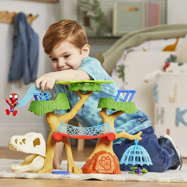 SPIDEY AND HIS AMAZING FRIENDS DINO WEBS PLAYSET
