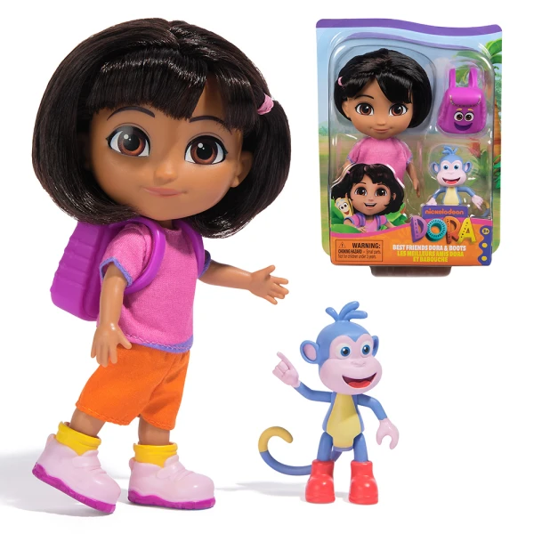 DORA ΚΟΥΚΛΑ 15 εκ. ΜΕ BOOTS ΚΑΙ ΣΑΚΙΔΙΟ