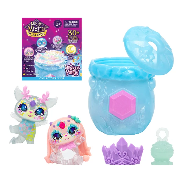 MAGIC MIXIES MIXLINGS CAULDRON WITH 2 FIGURES MAGICUS PARTY