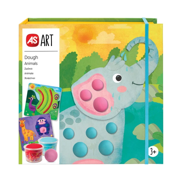 AS ART DOUGH ANIMALS FOR AGES 3+