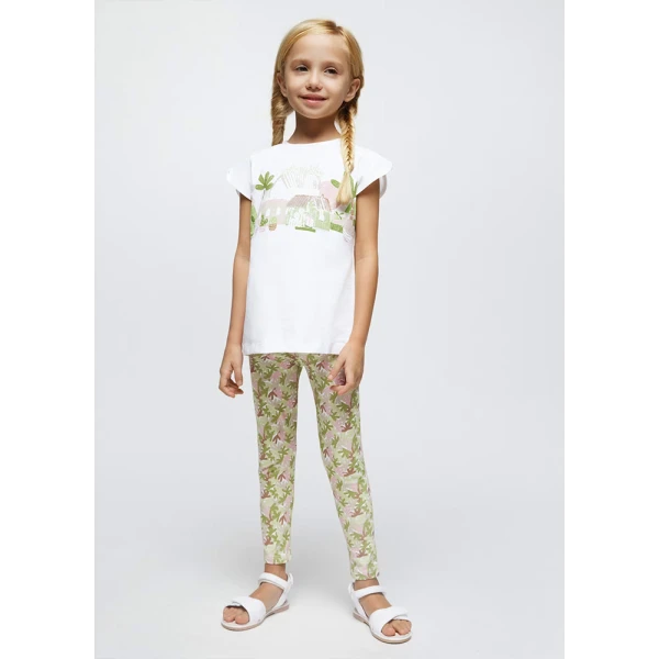 MAYORAL SET LEGGINGS GREEN
