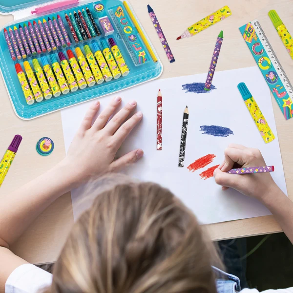 DRAWING SET ART CASE PEPPA PIG FOR AGES 3+