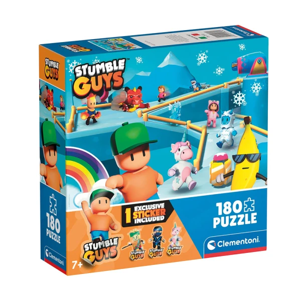 CLEMENTONI KIDS PUZZLE SUPER COLOR STUBLE GUYS 180 PCS