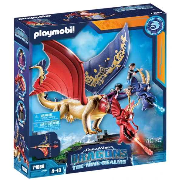 PLAYMOBIL DRAGONS THE NINE REALMS WU & WEI WITH JUN