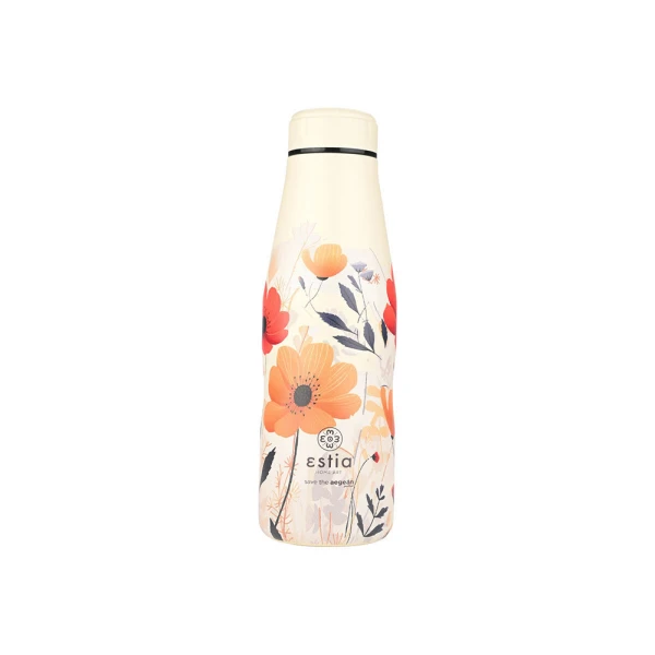 ESTIA HOME ART THERMAL TRAVEL FLASK 500ml - SUMMER REVERIE