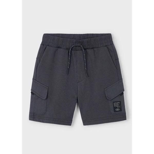 MAYORAL BERMUDA SHORTS CARGO COTTON CONCRETE 