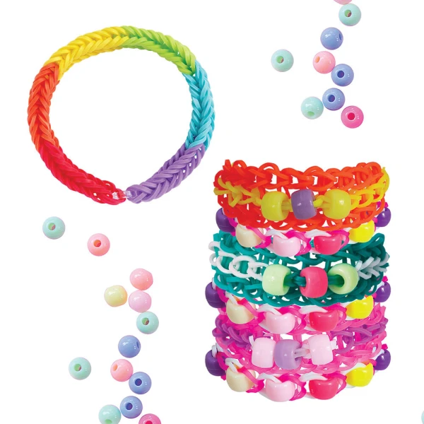 PLEXI-FLEXI CASE WITH 2400 LOOMS & 30 CHARMS - 2 COLOURS
