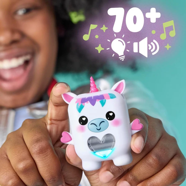 NANO-MALS ELECTRONIC FIDGET PET - MEADOWMIST THE WHITE UNICORN