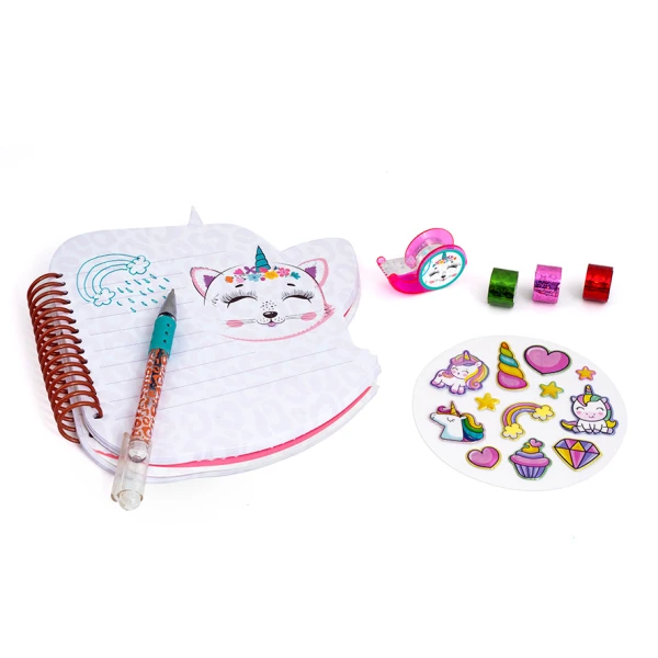 AS DIARY SET IN 3 DESIGNS FOR AGES 3+
