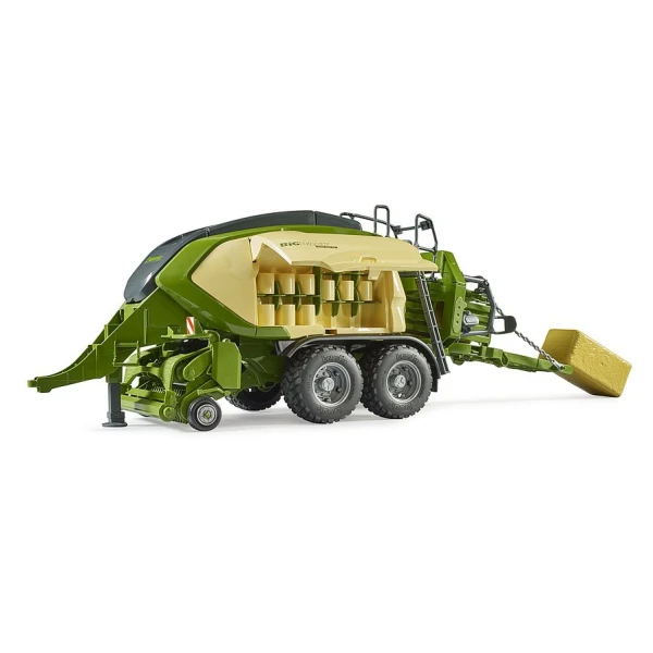 BRUDER KRONE BIG PACK 1290 HDP VC WITH 2 BLOCK HAY BALES