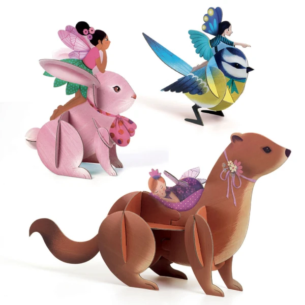 DJECO SET 6 CREATIVE ACTIVITIES FAIRIES