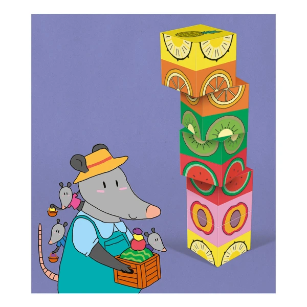 SAPIENTINO EDUCATIONAL GAME FUNNY FRUITS FOR AGES 2+
