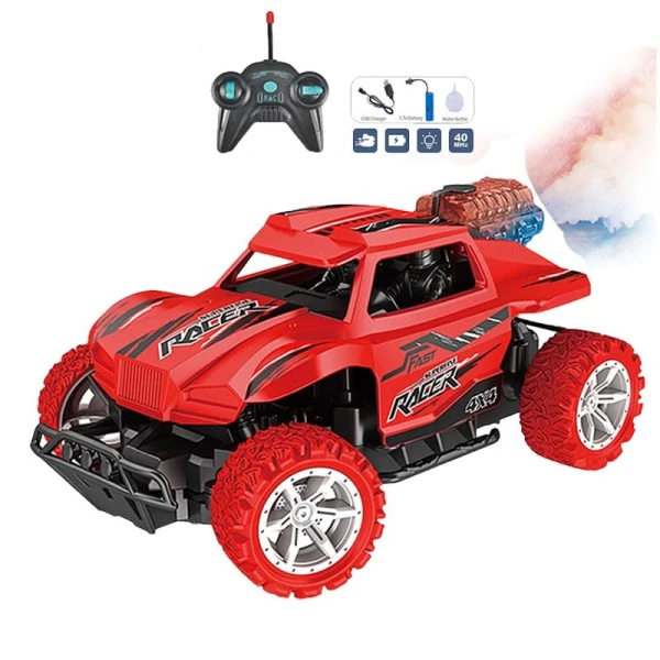 REMOTE CONTROLLED BUGGY CAR WITH USB 40MHZ WITH EXHAUST EFFECT - RED